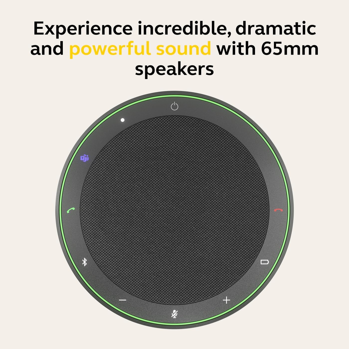 Jabra Speak2 75 MS Teams Best Professional Portable Speakerphone, With Link 380 USB-A Wireless Adapter