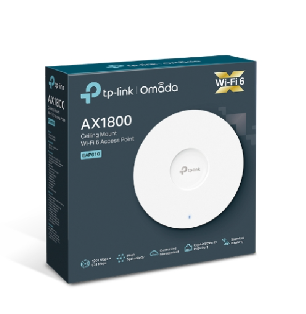 TP-Link EAP610 AX1800 Ceiling Mount WiFi 6 Access Point