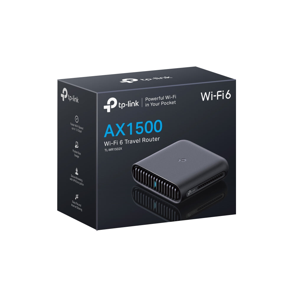 TP-Link - TL-WR1502X AX1500 Wi-Fi 6 Travel Router