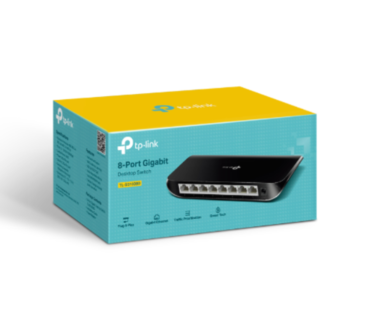 TP-Link TL-SG1008D 8-Port Gigabit Desktop Switch