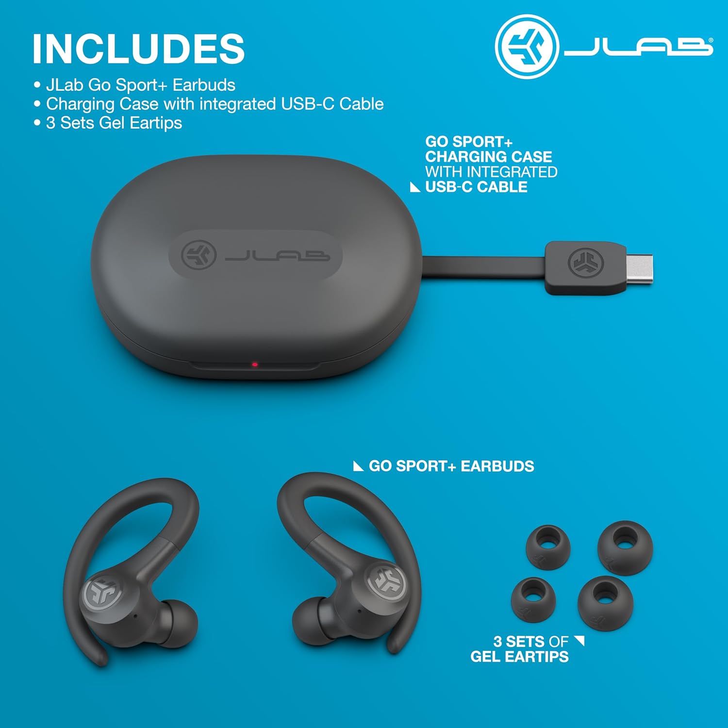 Jlab Go Sport+ True Wireless Earbuds