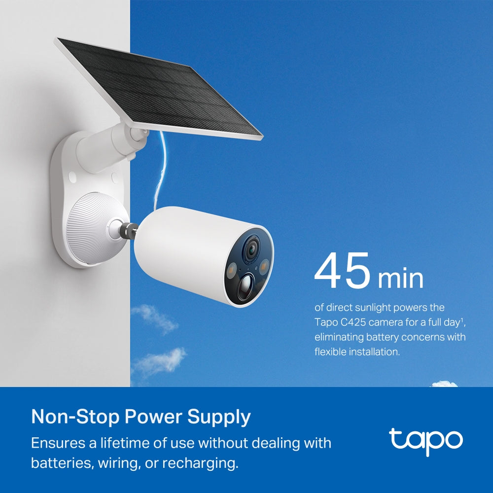 TP-Link Tapo C425 KIT Solar-Powered Security Camera Kit