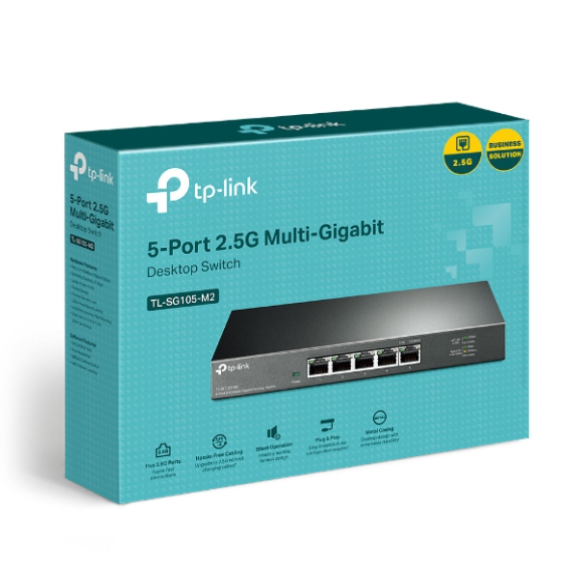 TP-Link TL-SG105-M2 5-Port 2.5G Desktop Switch