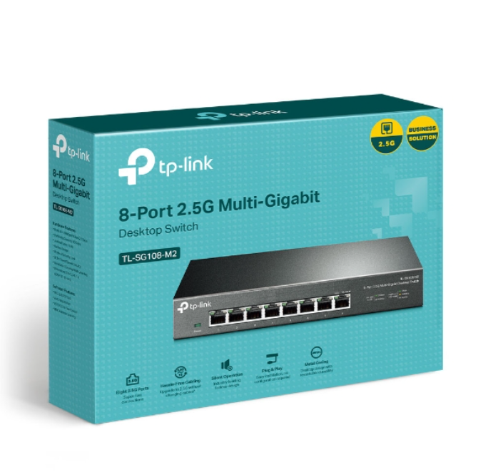 TP-Link TL-SG108-M2 8-Port 2.5G Desktop Switch