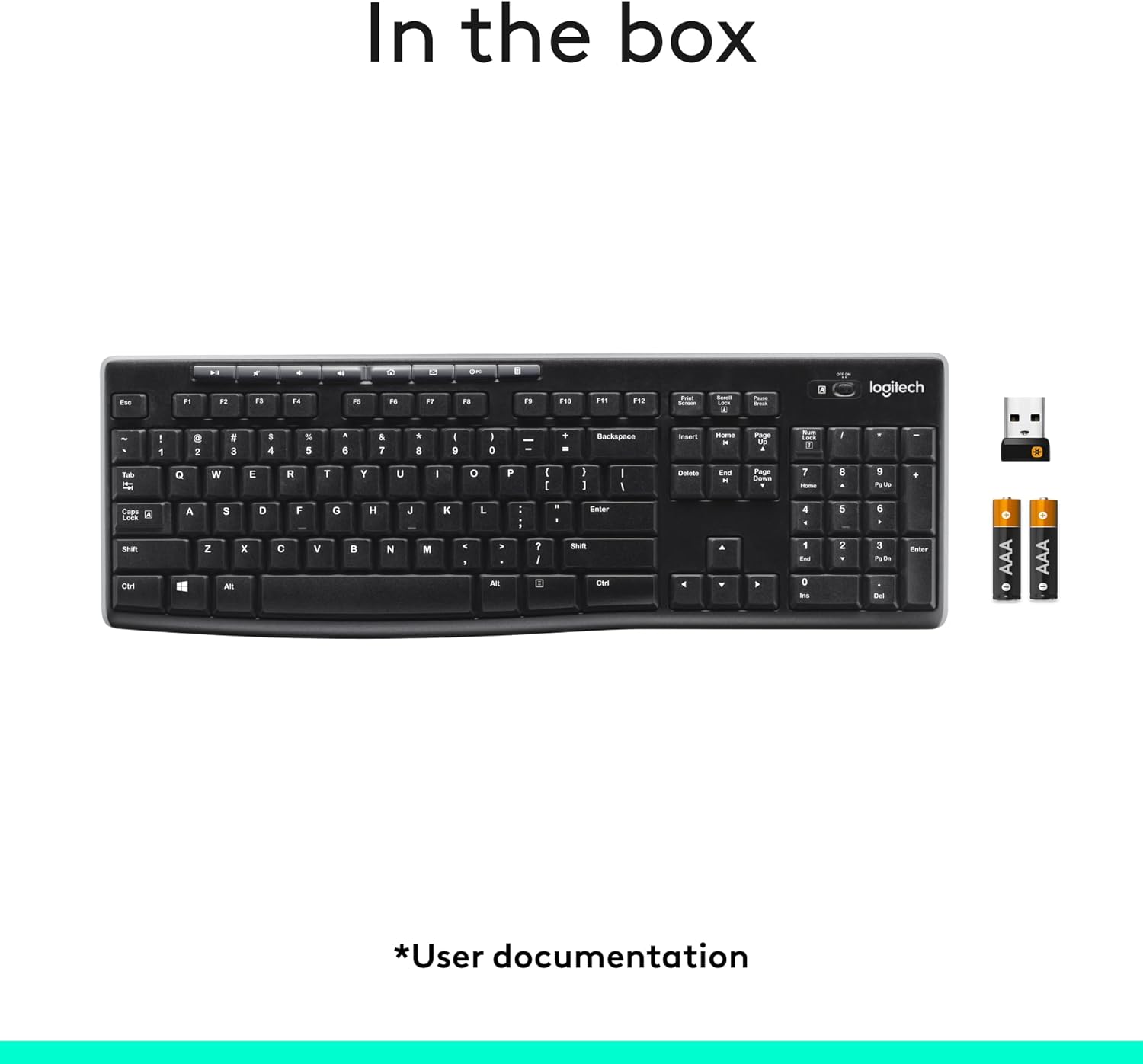 Logitech K270 Wireless Keyboard