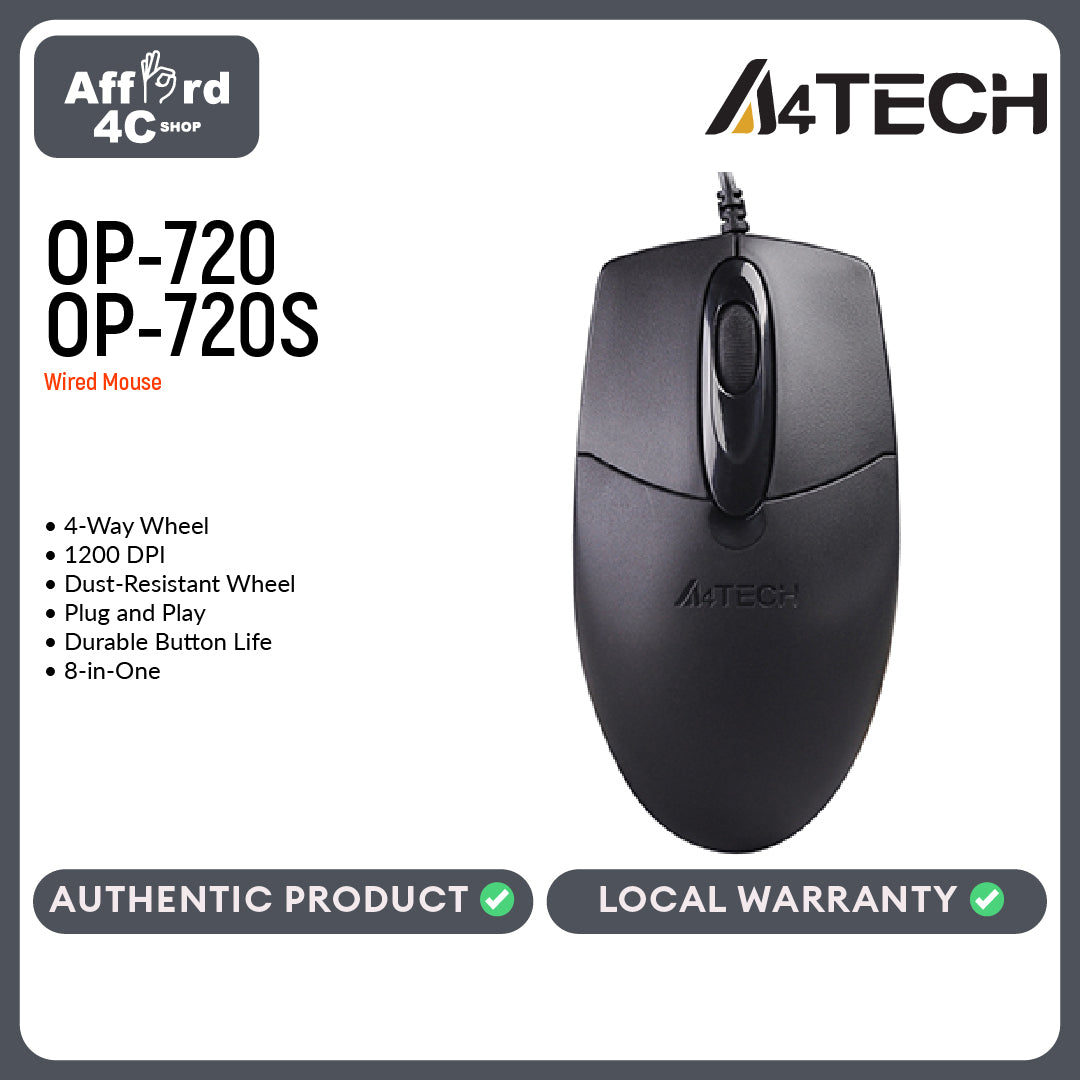 A4Tech OP-720 Optical USB Mouse