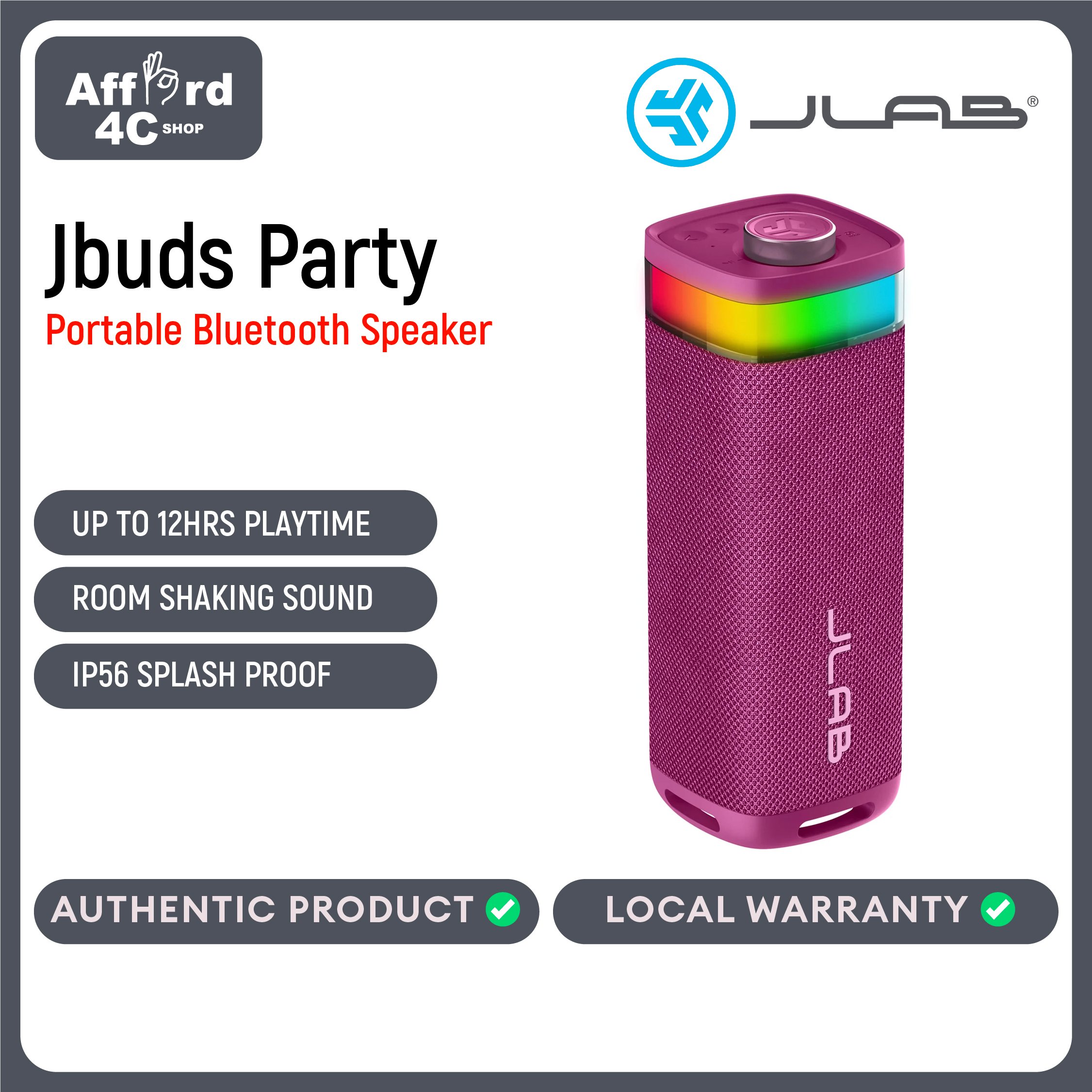 JBuds Party Speaker