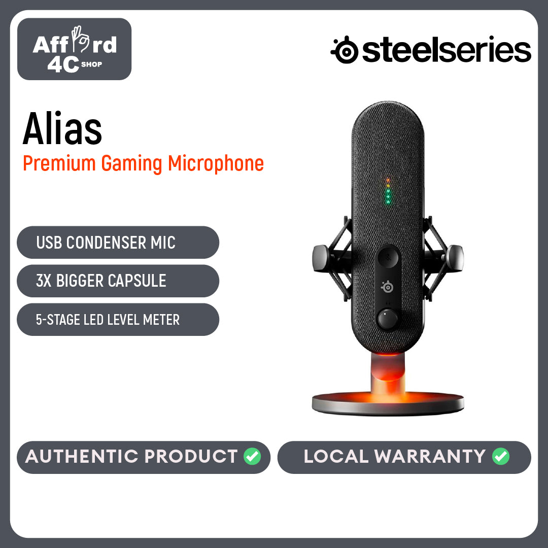 SteelSeries 61601 Alias Gaming Microphone