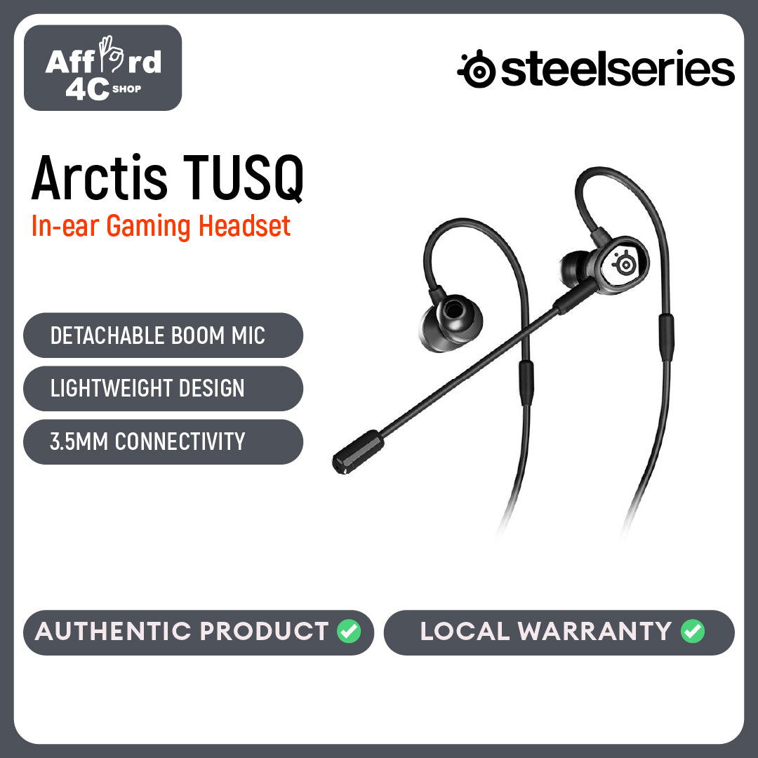 SteelSeries 61650 Tusq In-Ear Gaming Headset