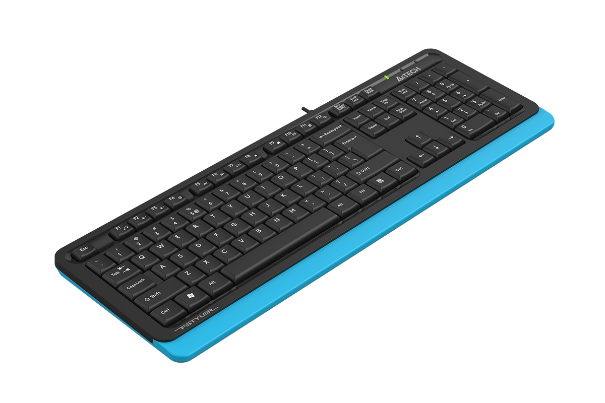 A4Tech Fstyler FK10 Sleek Multimedia Comfort Wired USB Keyboard