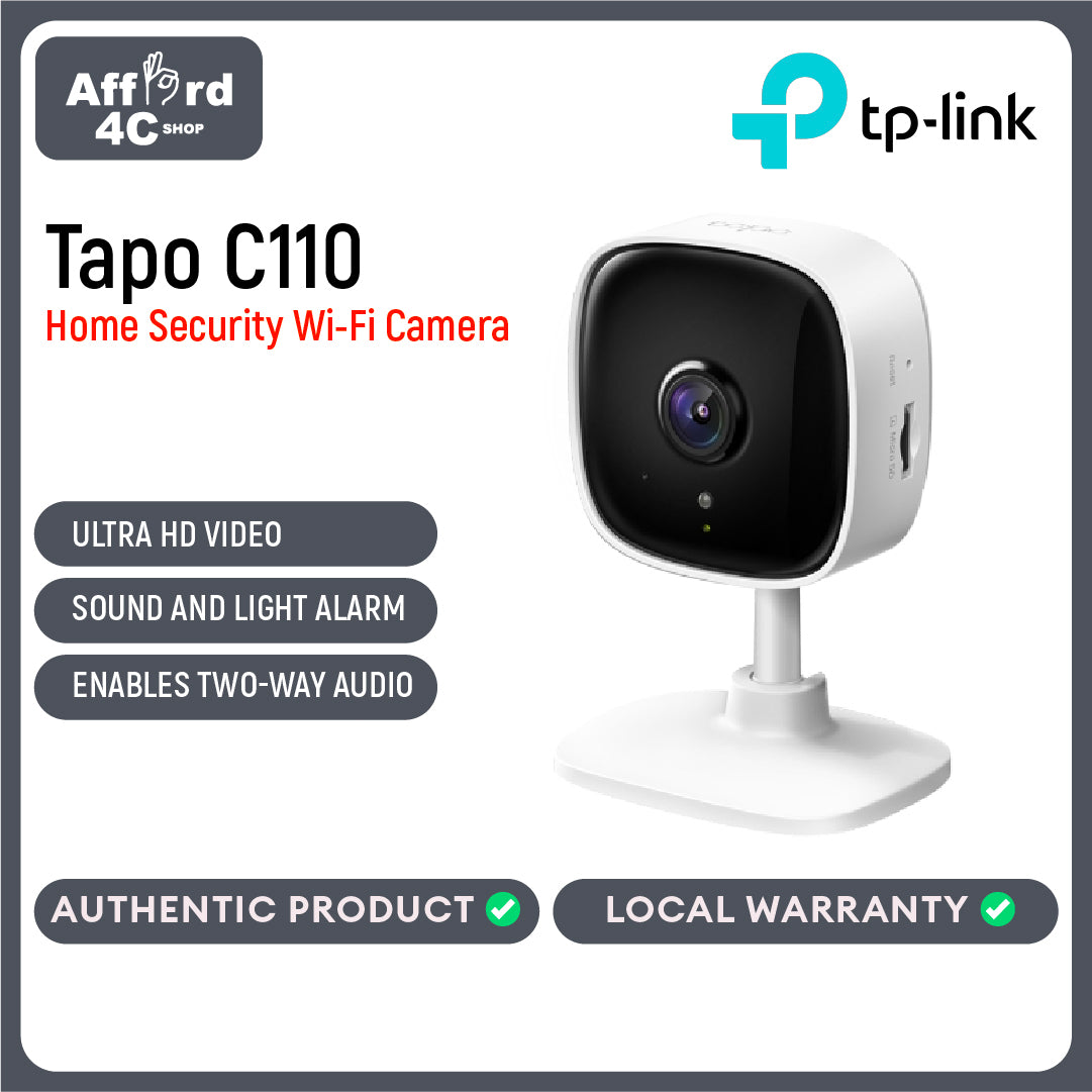 TP-Link Tapo C110 | Home Security Wi-Fi Camera