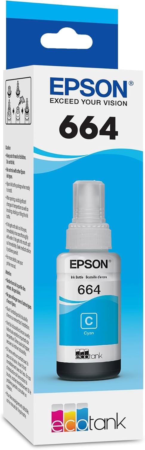 EPSON 664 Genuine Ink Bottle 70ml
