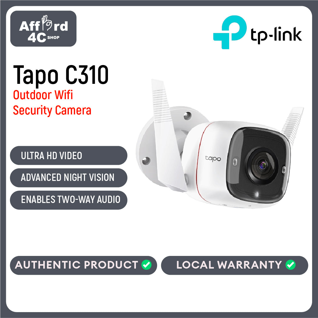 TP-Link Tapo C310 | Outdoor Security Wi-Fi Camera