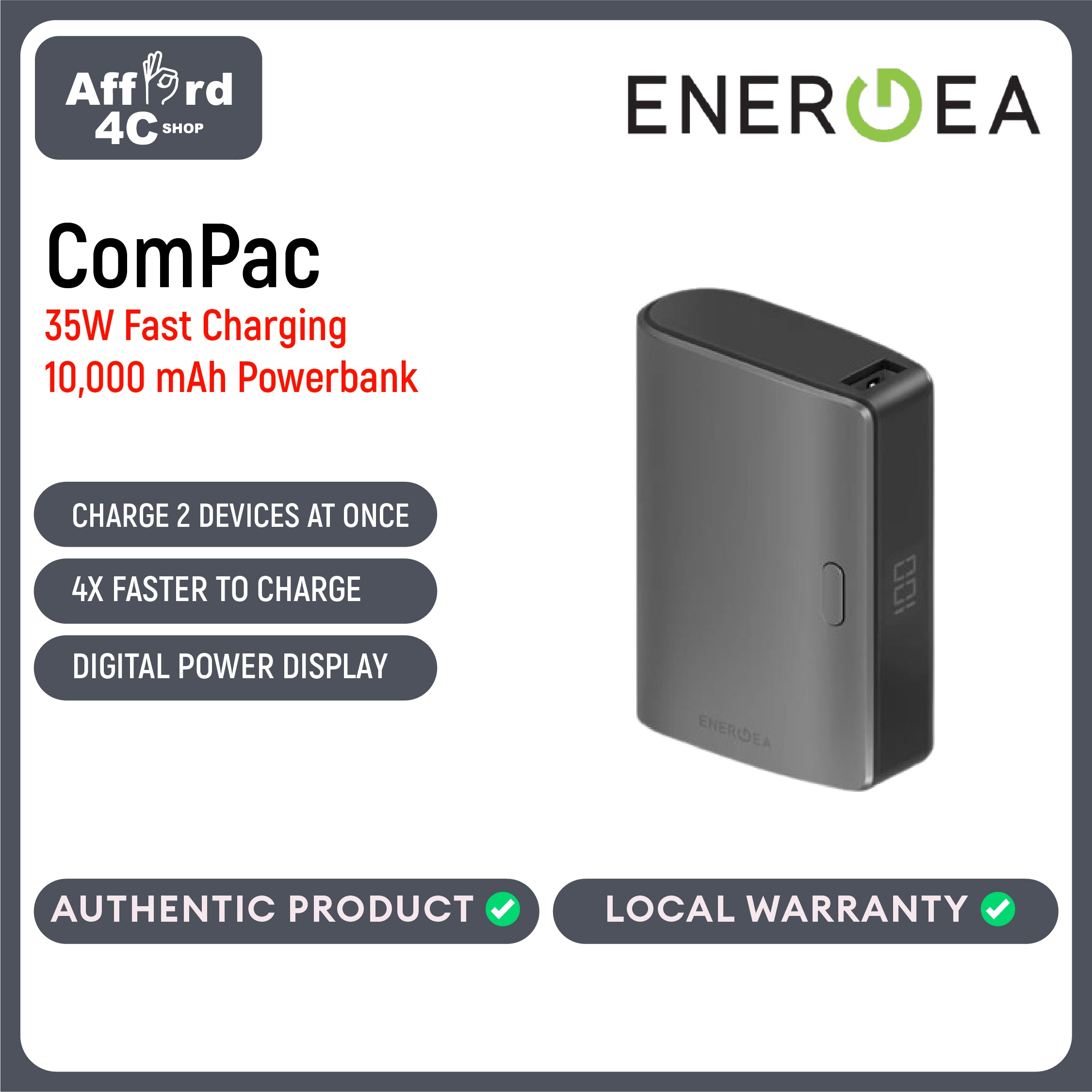 Energea ComPac 35 10,000 mAh