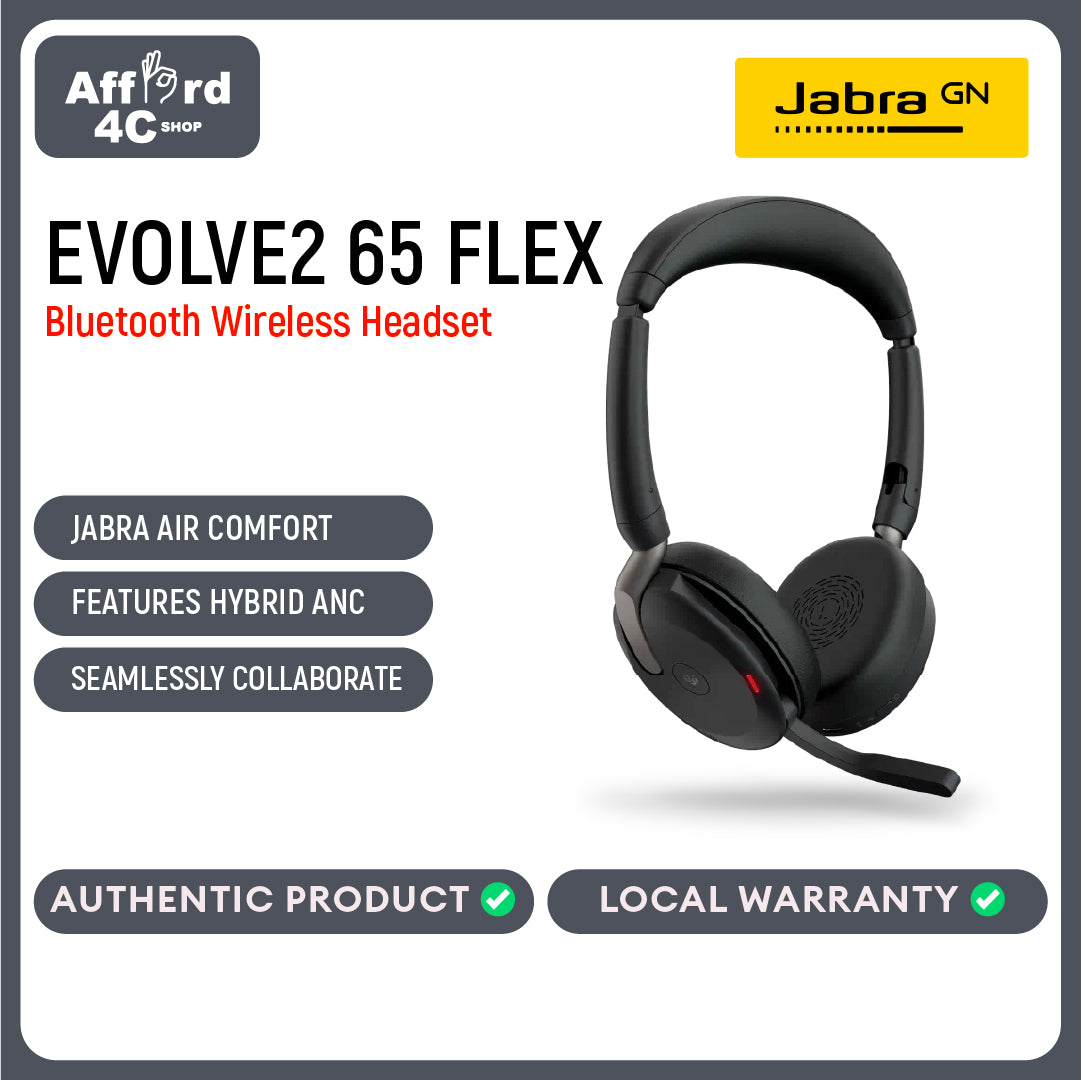 Jabra Evolve2 65 Flex - The First Compact and Foldable Headset