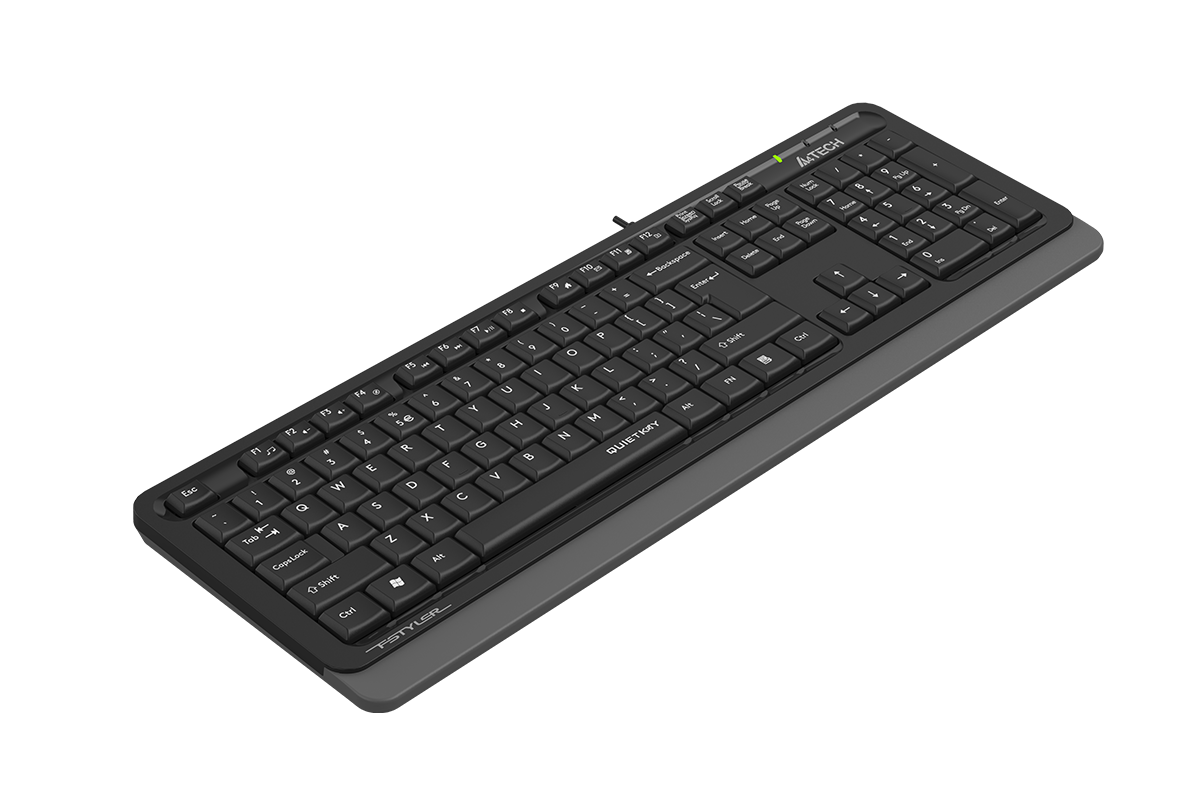 A4Tech Fstyler FK10 Sleek Multimedia Comfort Wired USB Keyboard