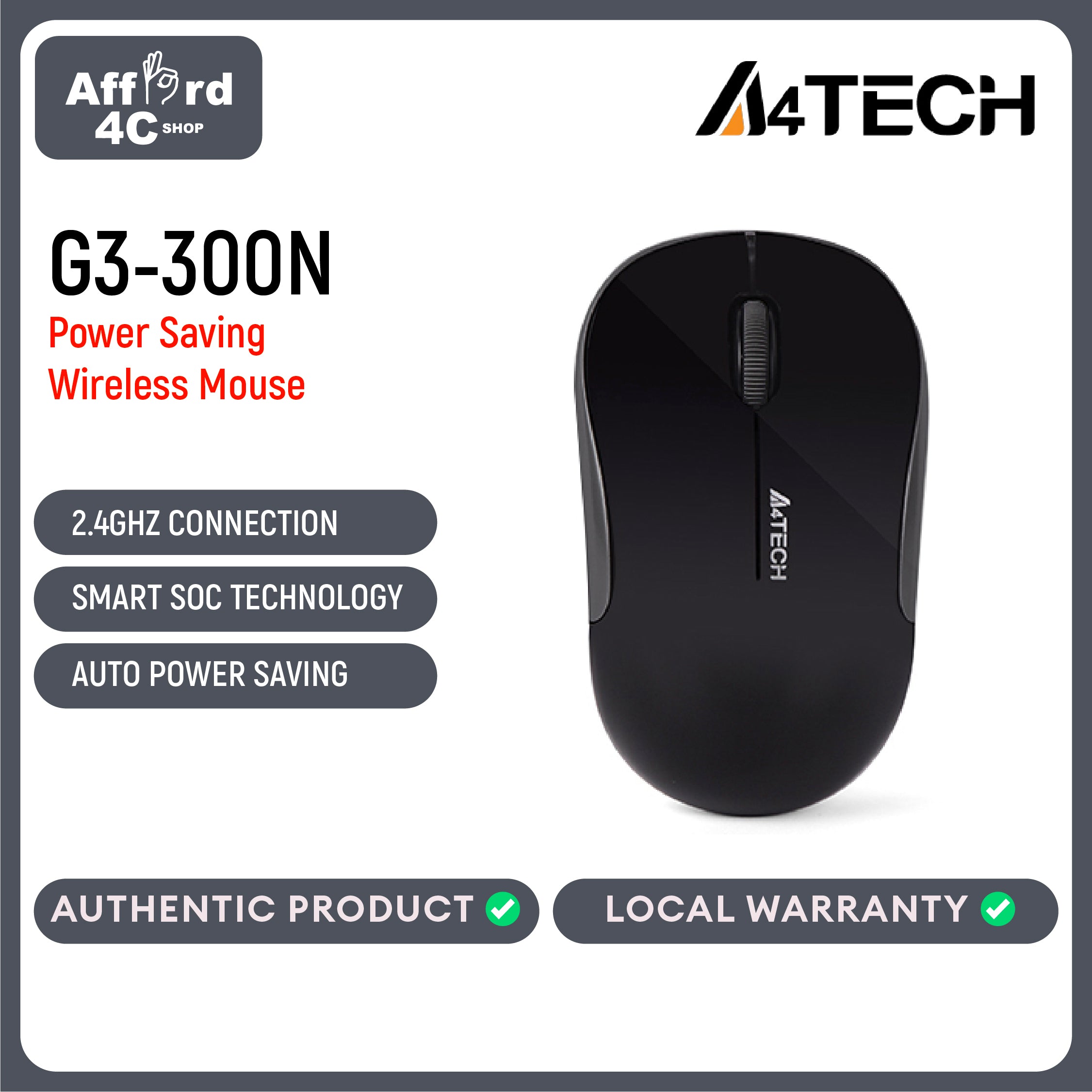 A4Tech G3-300N Wireless Mouse