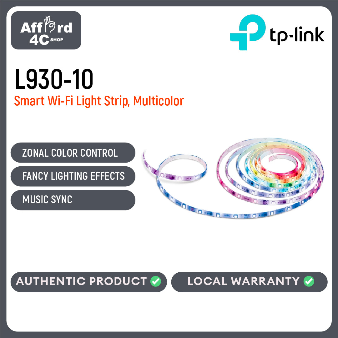 Tapo L930-10 Smart Wi-Fi Light Strip, Multicolor