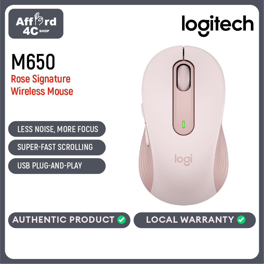 Logitech M650 Signature Wireless Mouse