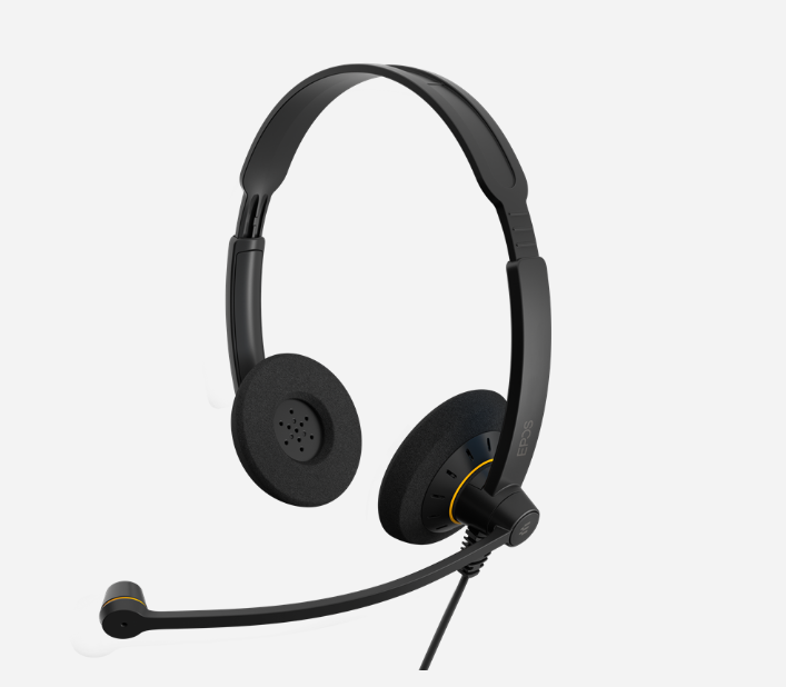 EPOS Sennheiser Consumer Audio SC 60 USB-A Headset ML (504547) with Noise-Cancelling Microphone