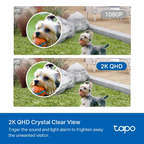 Tapo C420S1 Smart Wire-Free Security Camera System, 1-Camera System