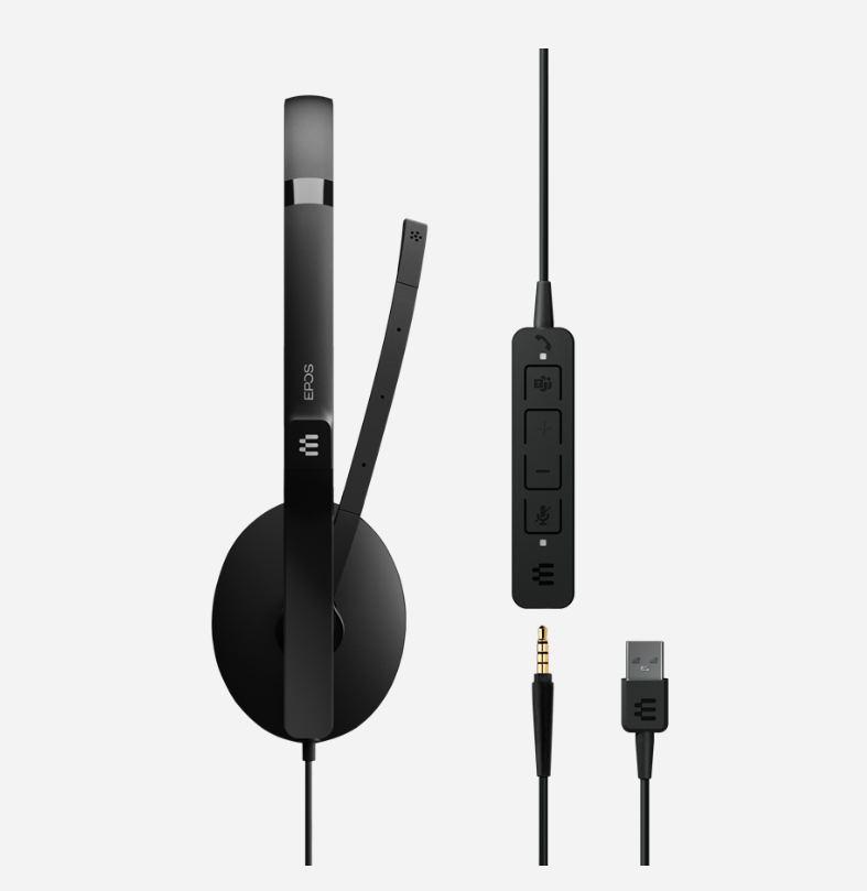 Sennheiser EPOS Adapt 165T USB II - Wired, Double-Sided Headset - 3.5mm Jack/USB Connectivity