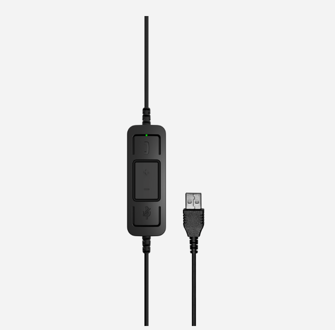 EPOS Sennheiser Consumer Audio SC 60 USB-A Headset ML (504547) with Noise-Cancelling Microphone