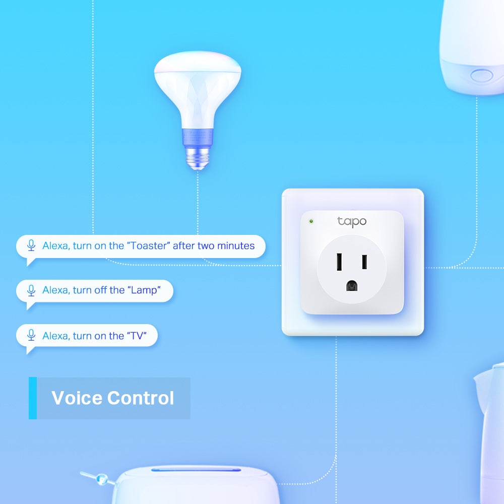 Tapo P100 Mini Smart Wi-Fi Socket (4-Pack)