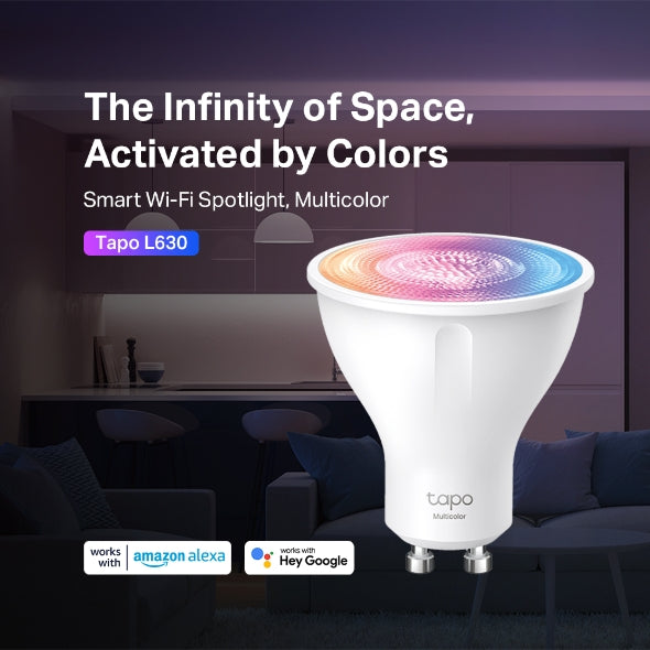 Tapo L630(2-Pack) Smart Wi-Fi Spotlight, Multicolor