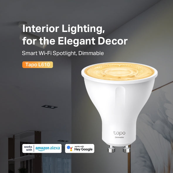 Tapo L610 Smart Wi-Fi Spotlight, Dimmable