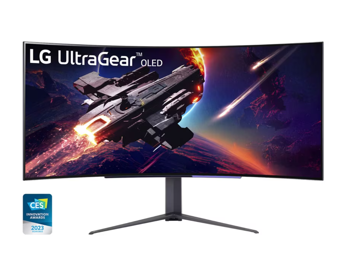 LG 45'' UltraGear™ OLED Curved Gaming Monitor WQHD with 240Hz Refresh Rate 0.03ms (GtG) Response Time