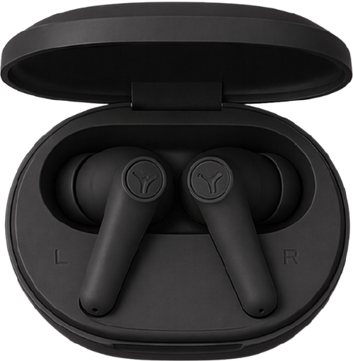 JLab J1 Pods True Wireless Earbuds with 35+ hours of Bluetooth playtime, Be Aware Mode, Clear calls