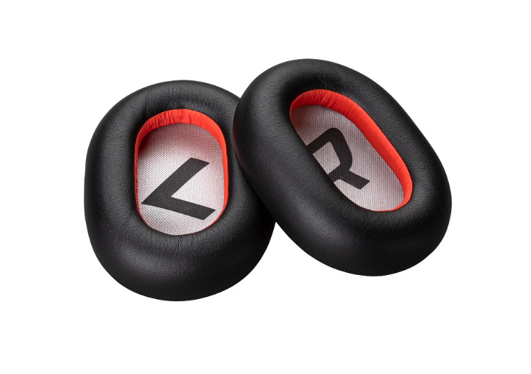 Poly Voyager 8200 Black Leatherette Ear Cushions (2 Pieces)