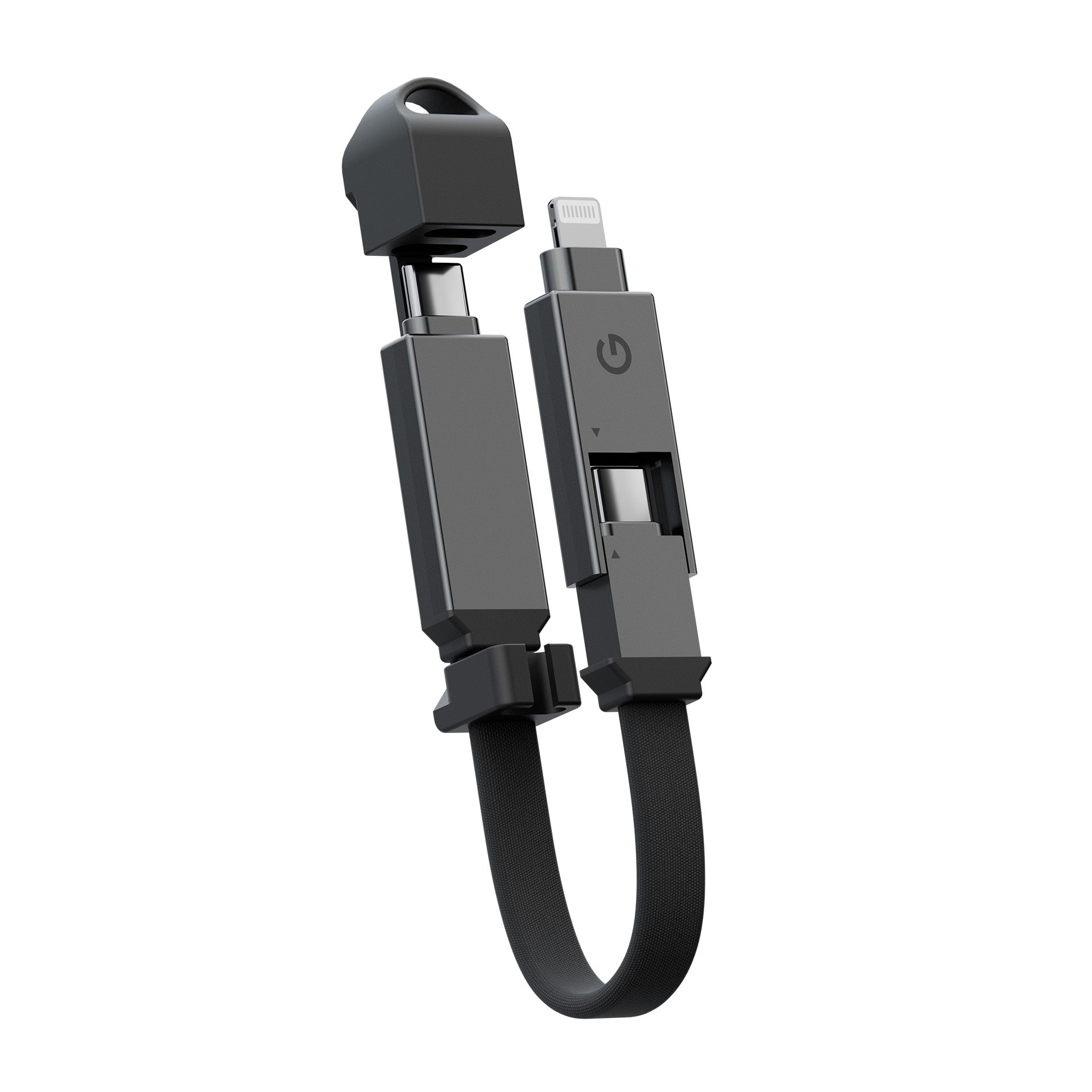 Energea Sheath 2-In-1  C To C + Lightning Cable, 480Mbps, 60W, 1M -Gun