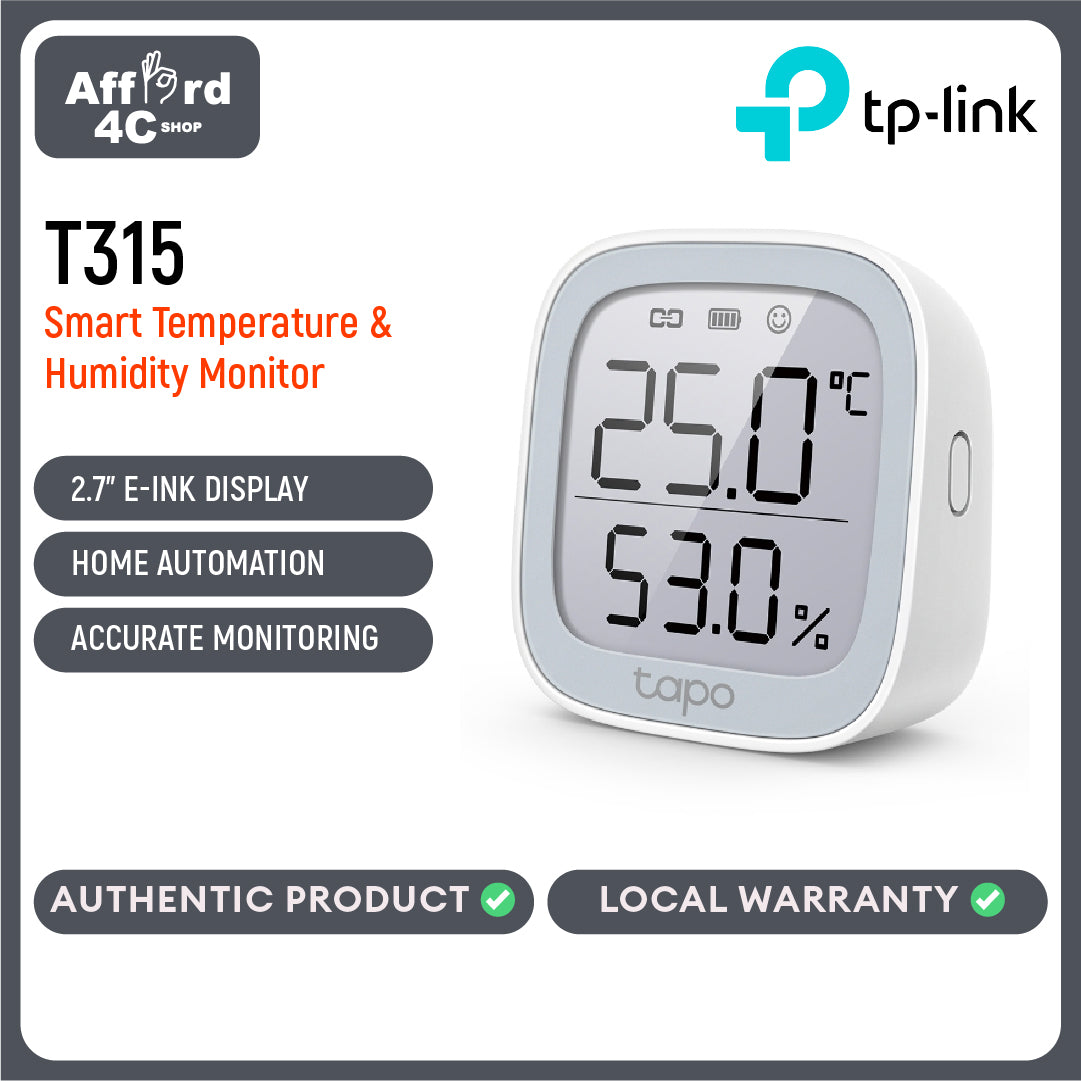 Tapo T315 Smart Temperature & Humidity Monitor