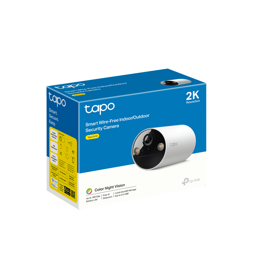 Tapo C410 Smart Wire-Free Indoor/Outdoor Security Camera