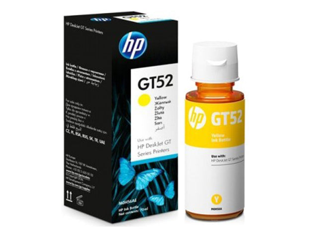 HP GT52 Cyan/Magenta/Yellow Ink Bottle Compatible with Smart Tanks All-In-One Printer Series