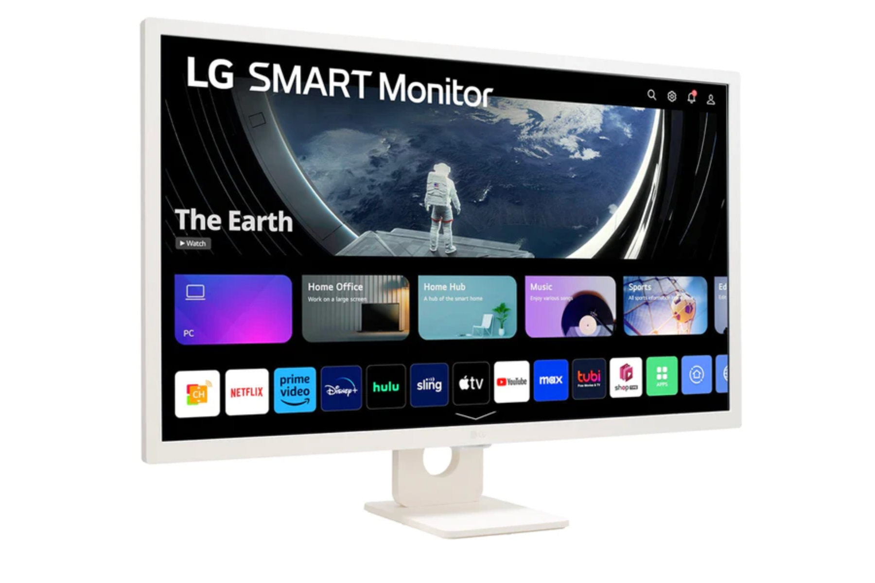 LG 32SR50F-W Smart Monitor 31.5" Full HD IPS with webOS