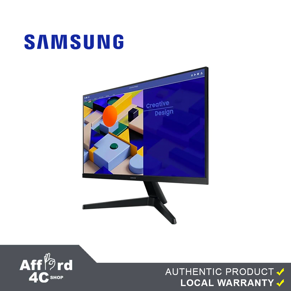 Samsung LS27C310EAEXXP FHD, 1920 x 1080, VGA + HDMI , 250cd, 75Hz Refresh Rate, 5 ms response time,Eco Saving Plus, Eye Saver Mode, Flicker Free, Game Color Mode, AMD Freesync, Windows 10 Certifiication IPS Panel