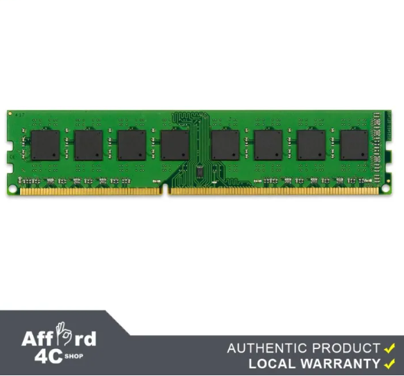 Kingston Value RAM 4GB 1600MHz PC3-12800 DDR3 Non-ECC CL11 240-Pin DIMM 1Rx8 Desktop Memory RAM [KVR16N11S8/4WP]