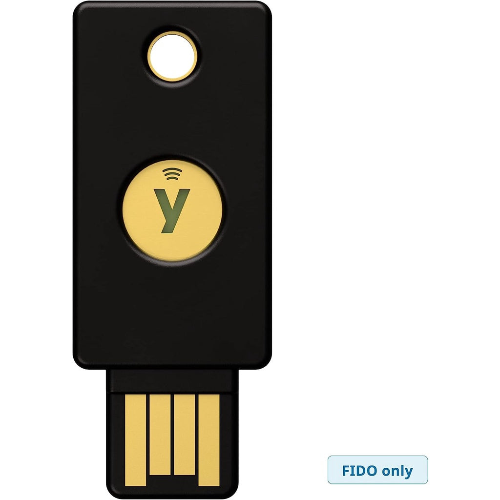Yubico - Yubikey Security Key NFC - FIDO U2F and FIDO 2 Only - Two Factor Authentication Hardware Security Key - GTIN:5060408465295
