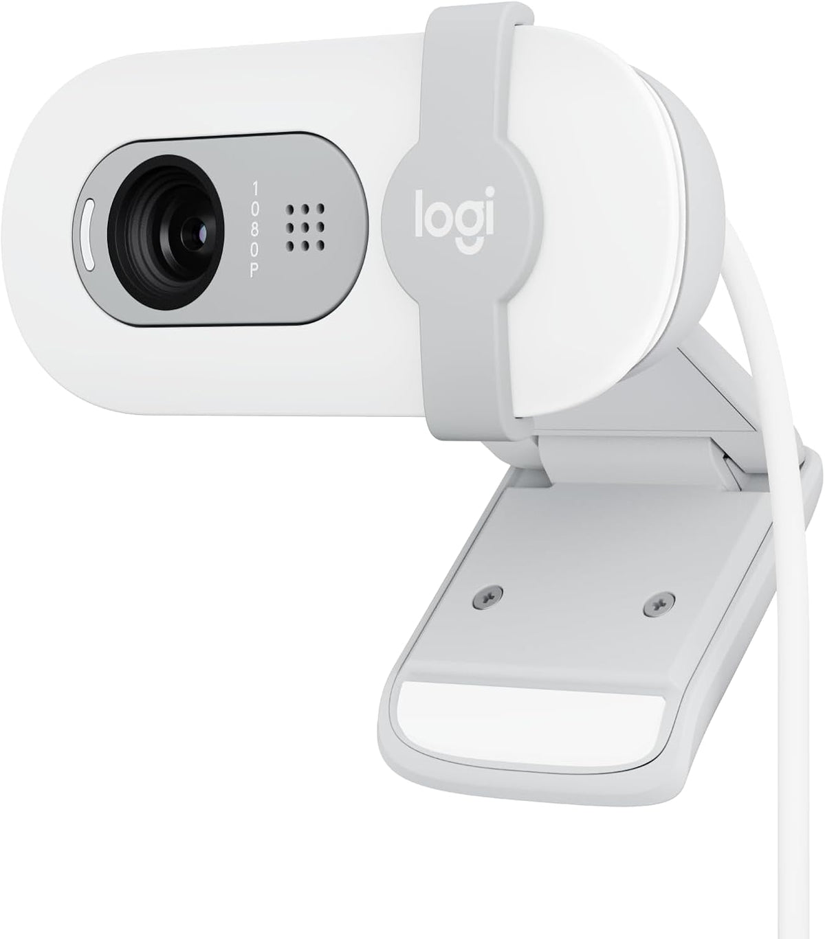Logitech Brio 100 Full HD 1080p Webcam for Meetings, Streaming, Desktop, Laptop, PC - Built-in Mic, Shutter, USB-A, Teams, Zoom