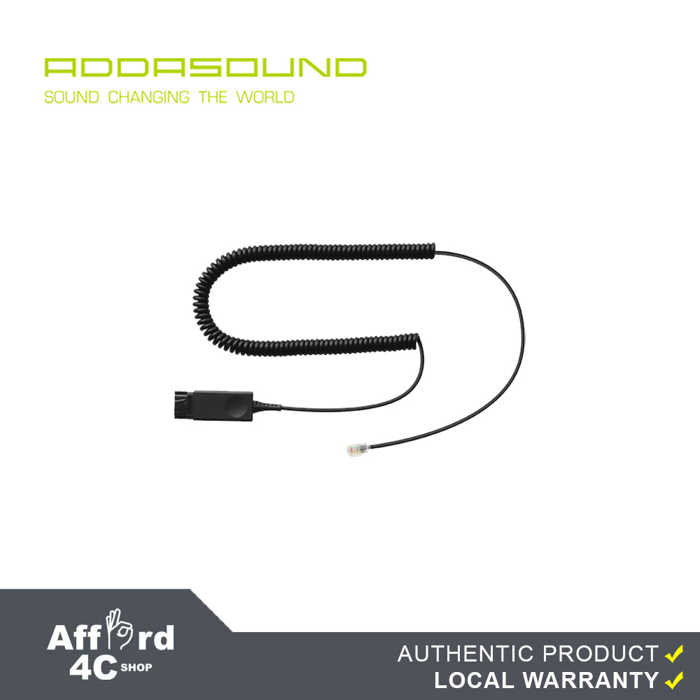 Addasound DN1004 - QD to RJ9 Accessories
