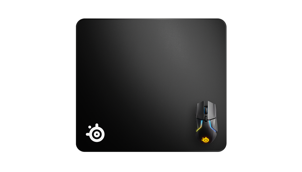 SteelSeries QcK Edge Large Cloth Gaming Mouse Pad Never-fray Stitched Edges - (450mm x 400mm x 2mm)