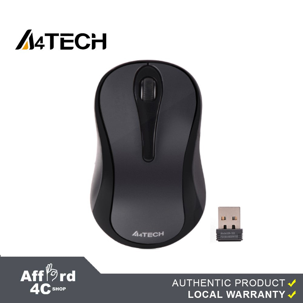 A4Tech G3-280N Wireless Mouse - Grey