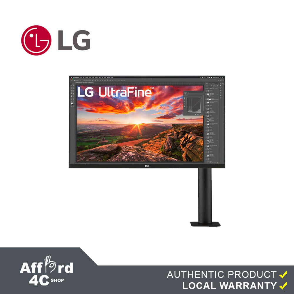 LG 27UN880 UltraHD Monitor / 27 inch / 3840 x 2160 Resolution / AMD FreeSync / Dynamic Action Sync / Black Stabilizer