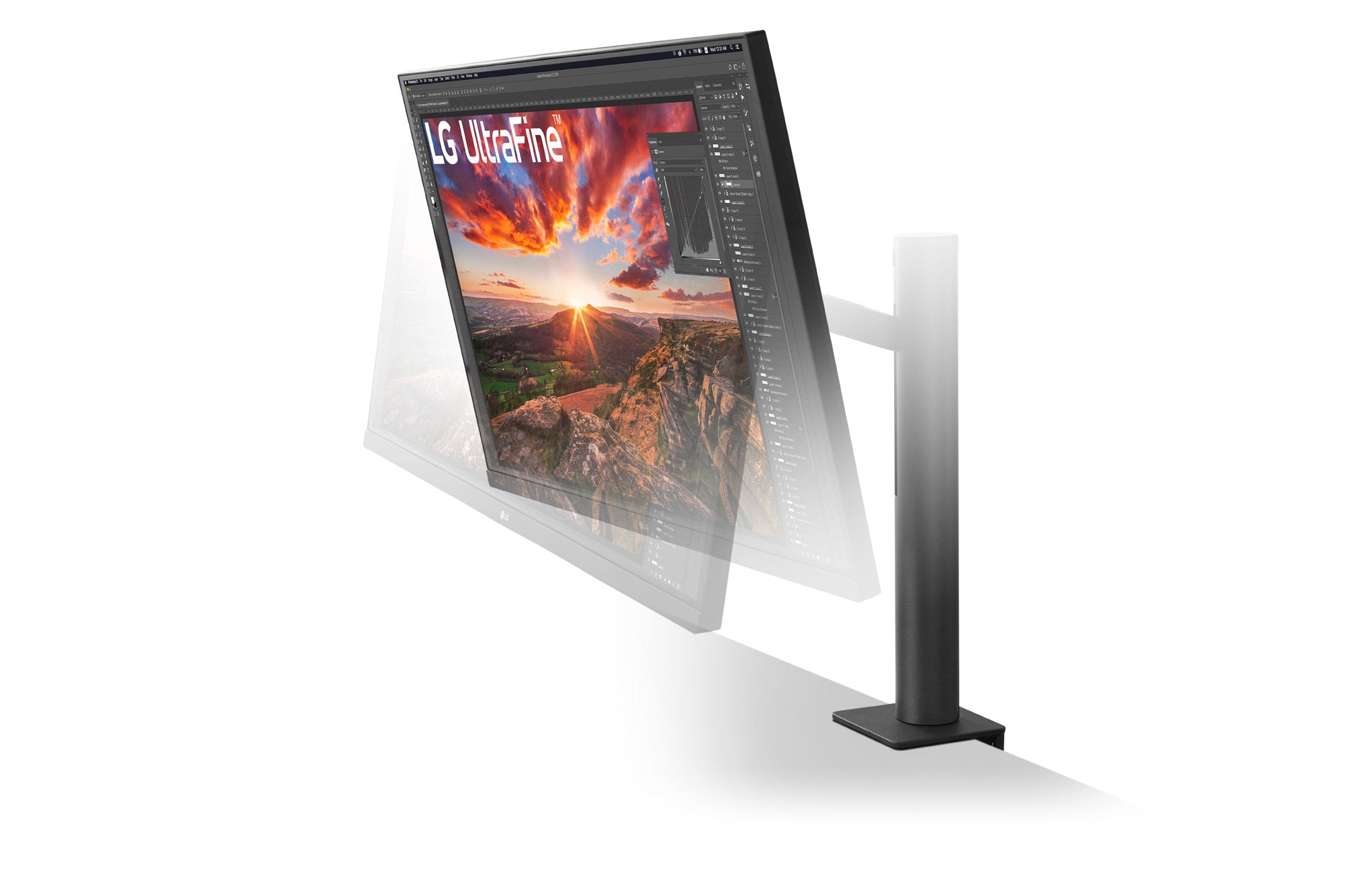 LG 32UN880 UltaHD Monitor / 32 inch / 3840 x 2160 Resolution / AMD FreeSync / Dynamic Action Sync / Black Stabilizer