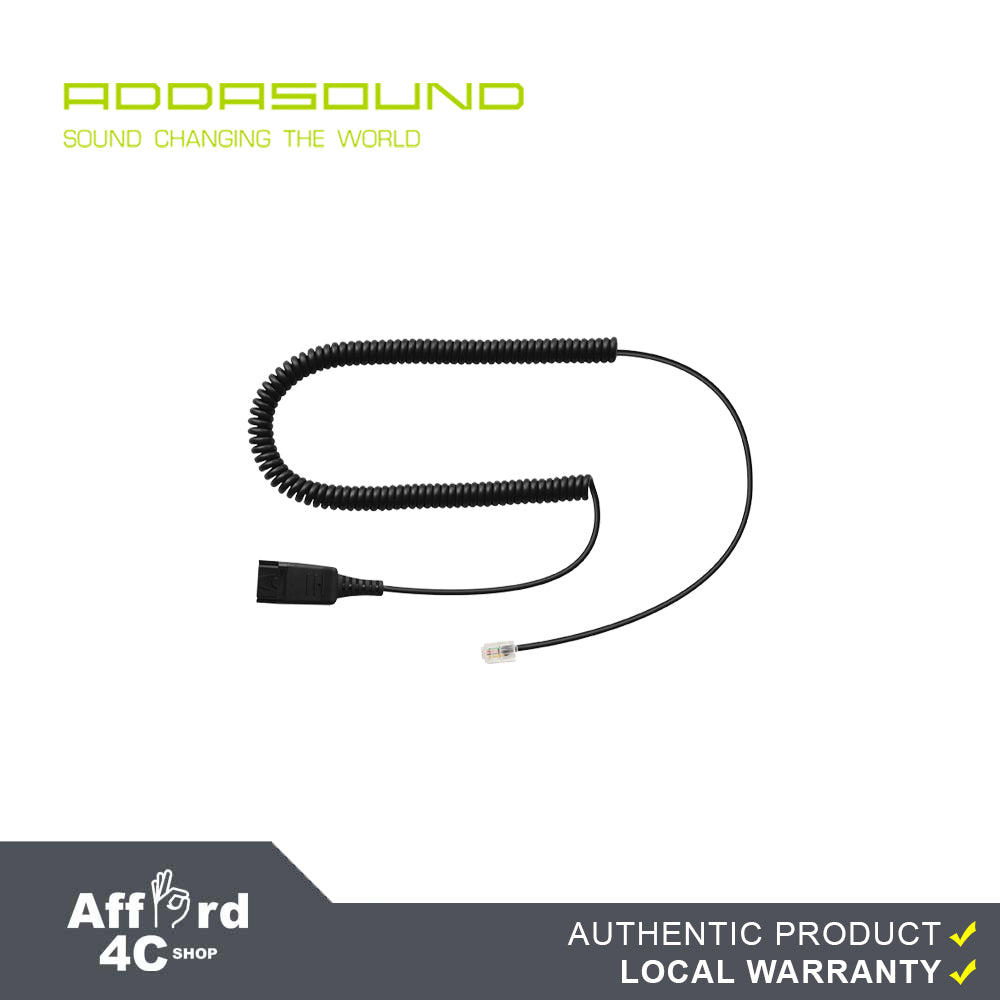 Addasound DN1001 - QD to RJ9 Accessories