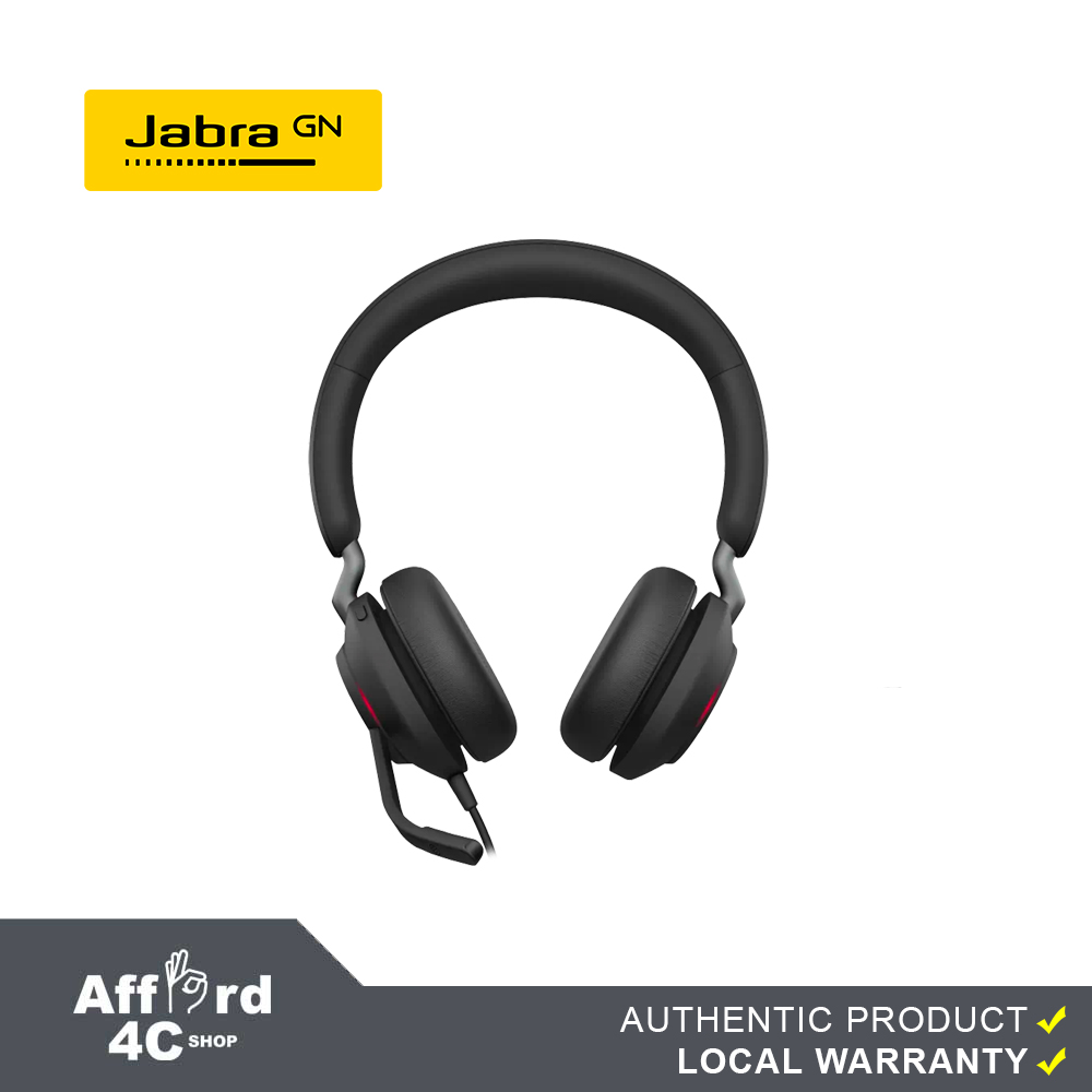 Jabra Evolve2 40 MS Stereo Headset USB-A