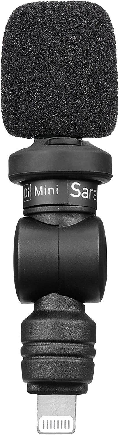 SmartMic Di Mini Ultra-Compact Omnidirectional Condenser Microphone w/ Lightning for iPhones & iPads